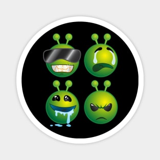 Alien Emojis Magnet